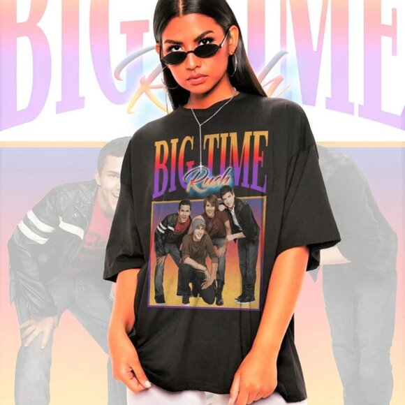 Big Time Rush Retro Concert Tour Fan Gift Graphic Boy Band T-shirt 05 - Picture 1 of 5